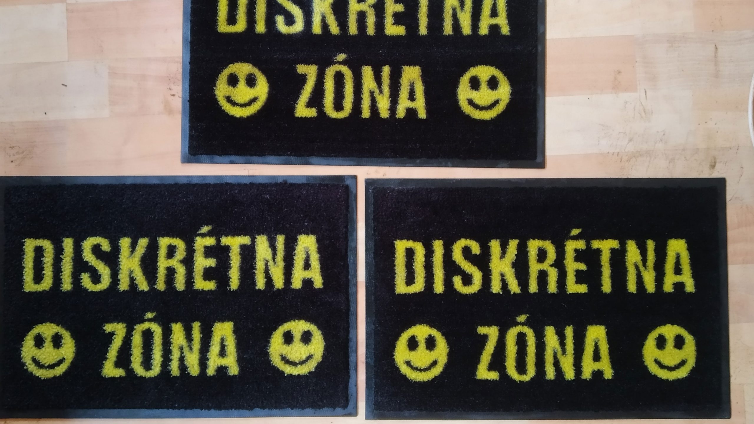 vyčistená rohožka
